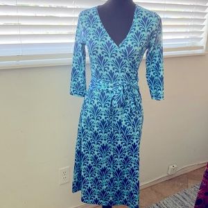 PattyBoutik Women Faux Wrap A Line Dress